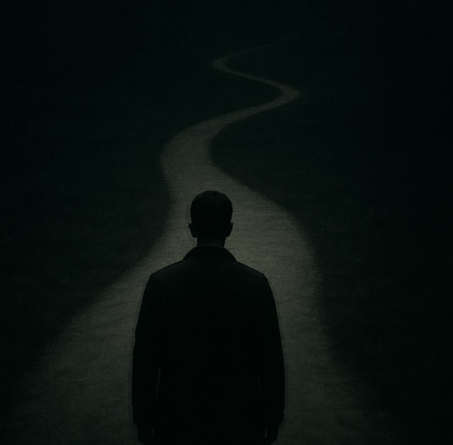 a dark image that represents starting over a long process-1